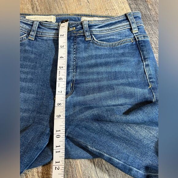 Anthropologie Pilcro High-Rise Ankle Zip Skinny Jeans Women's Size 28 - Picture 13 of 16